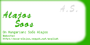 alajos soos business card